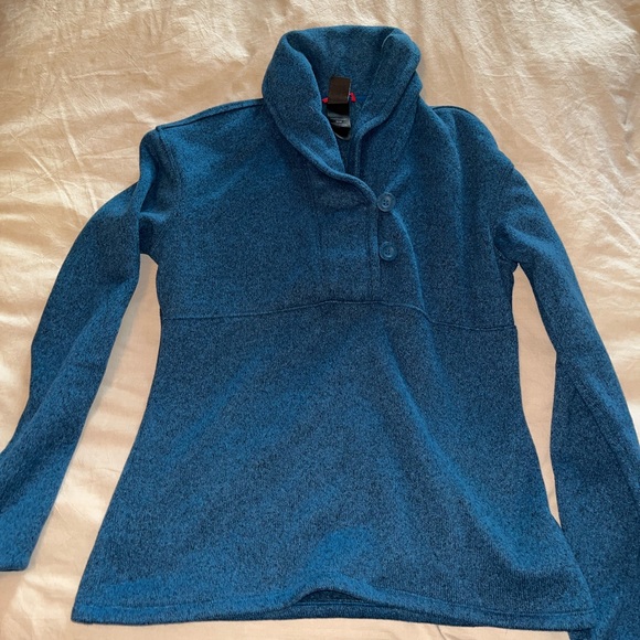 Blue north face thick jacket - Picture 2 of 2